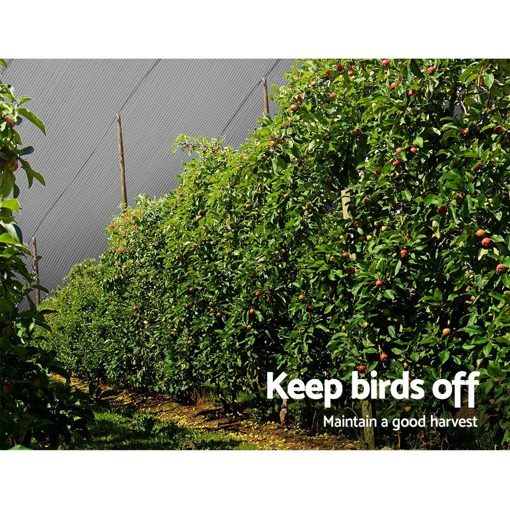 Instahut 50% Shade Cloth 1.83x10m Shadecloth Wide Heavy Duty White