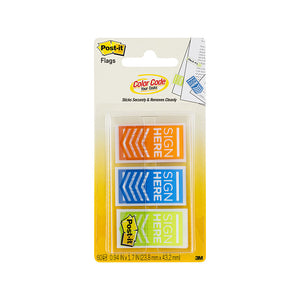 POST-IT 682-SH-OBL Sign Pack of 3 Box of 6