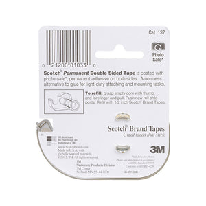 SCOTCH D-S Tape 137 Box of 12