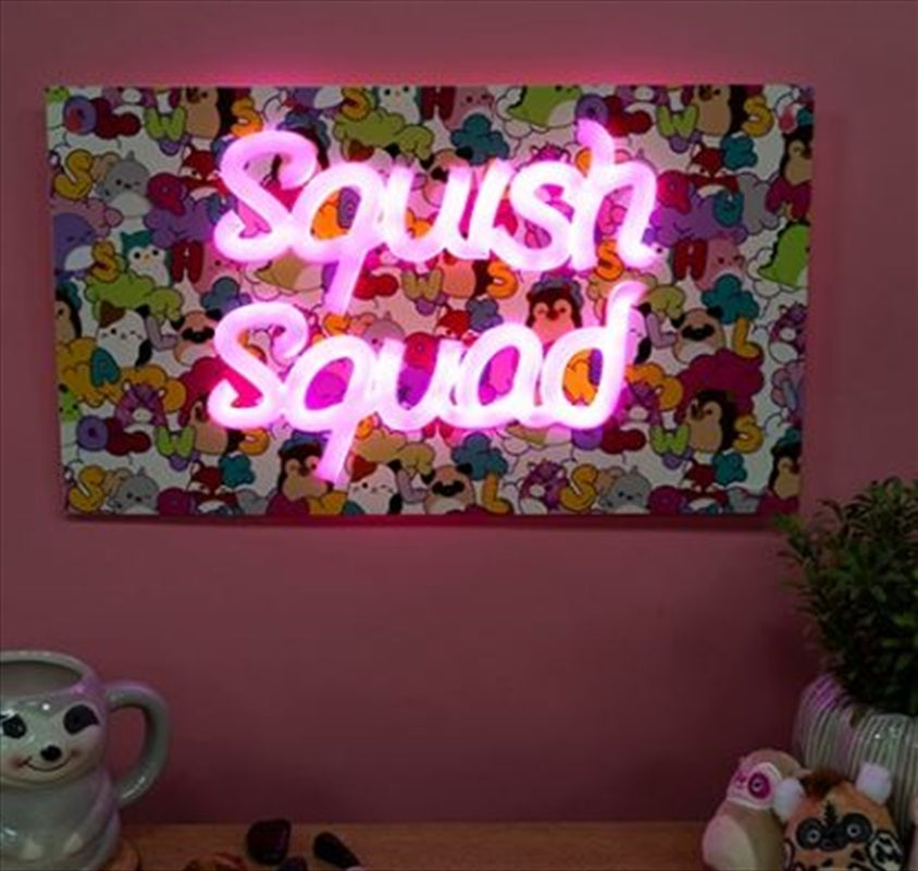 Squishmallows Squish Squad Neon Wall Light
