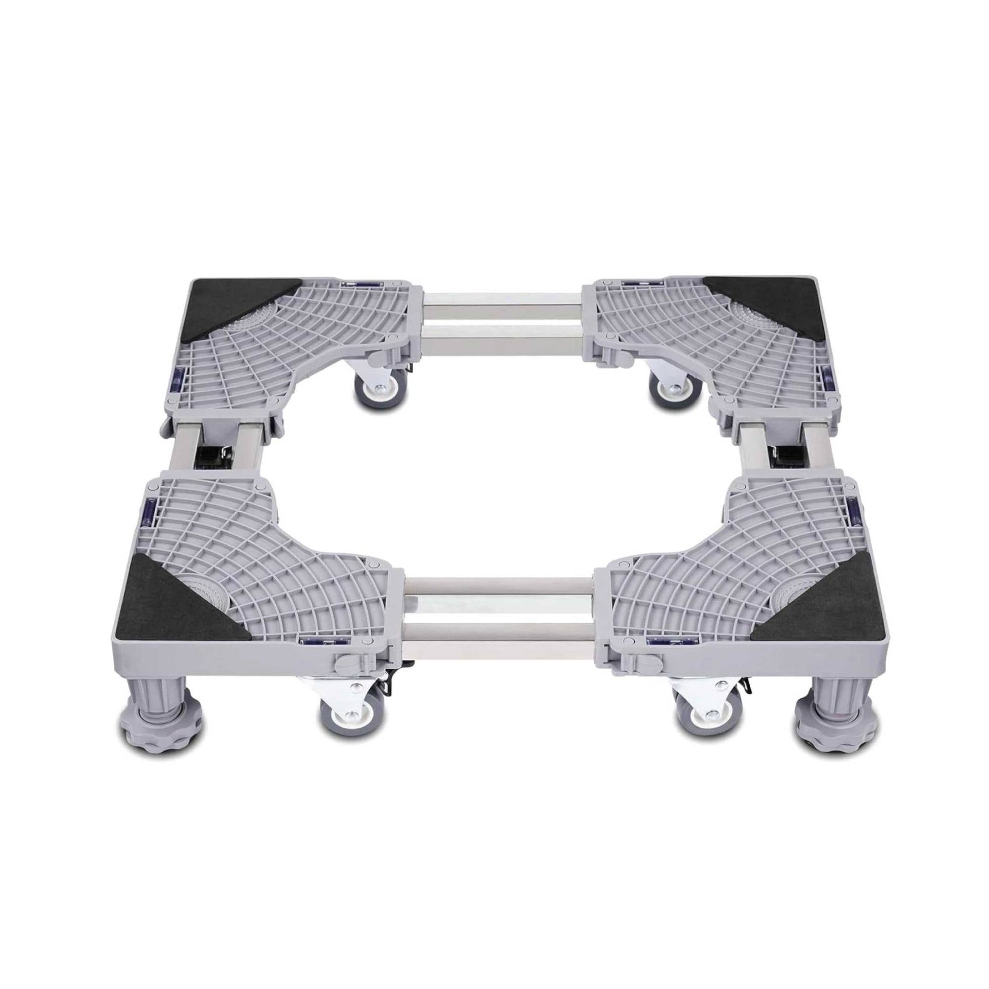 Adjustable Appliance Base Stand - Lock Wheel Trolley For Washing Machine Fridge