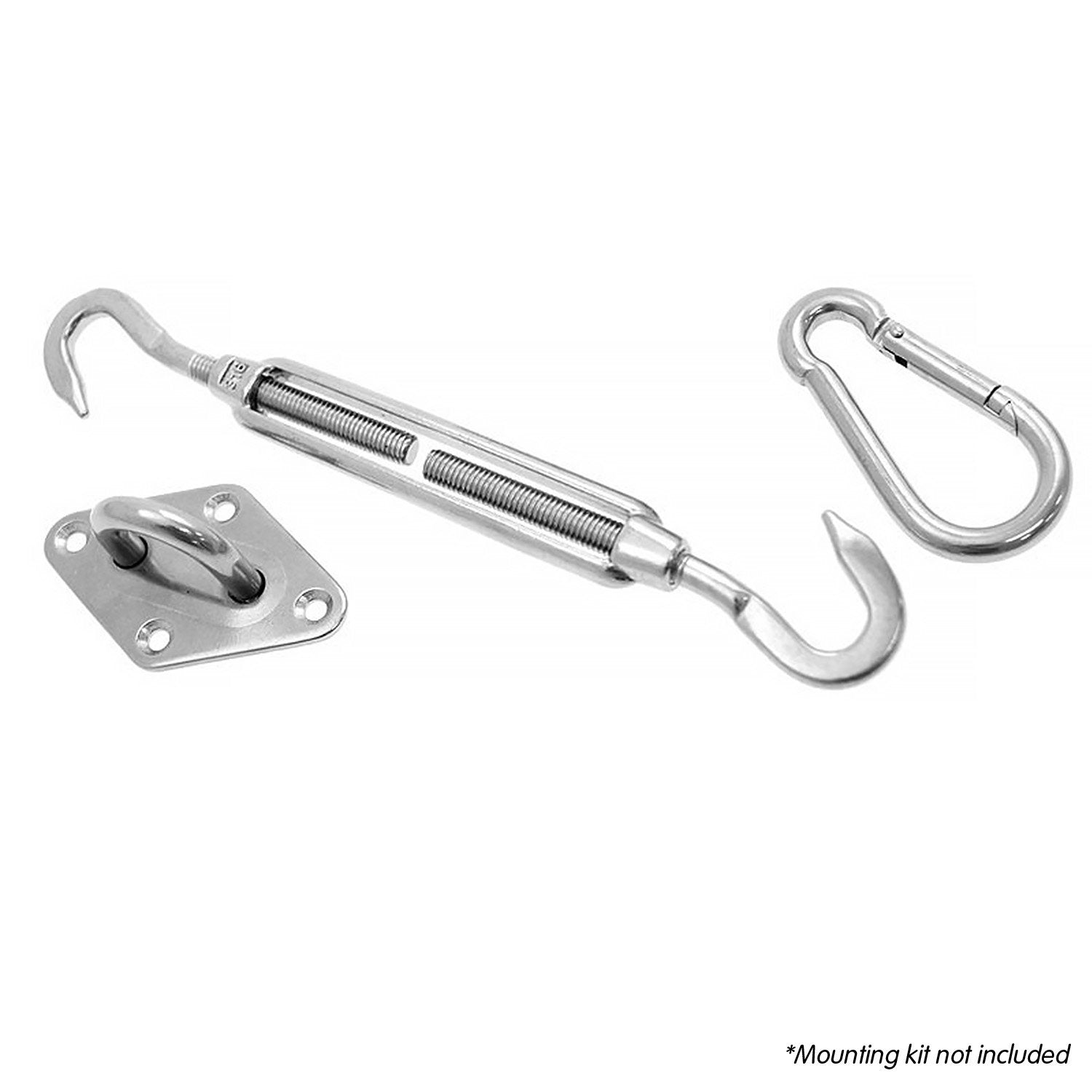 Wallaroo Waterproof 160GSM Outdoor Sun Shade Sail Canopy 3.6m Triangle