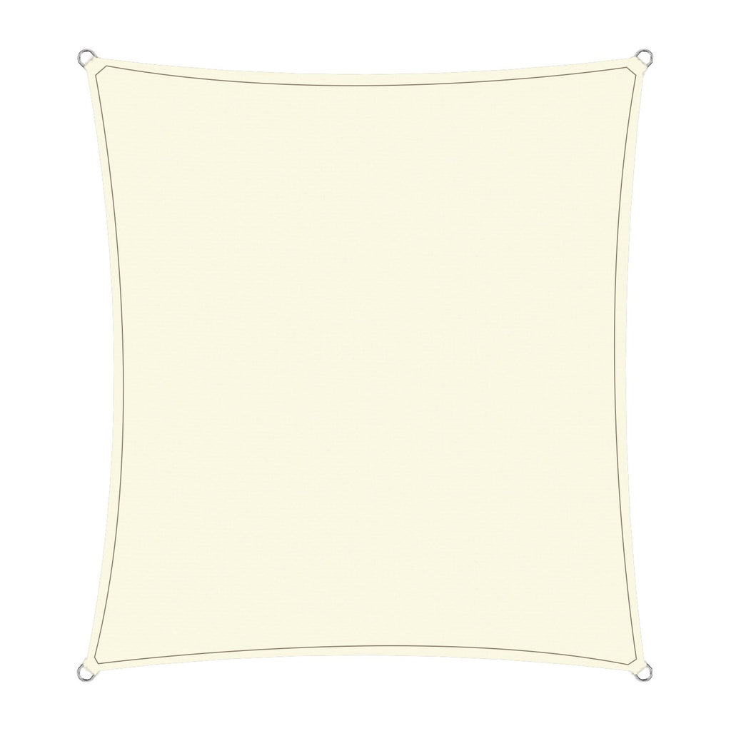 Wallaroo Waterproof Outdoor Shade Sail Canopy Sun Cloth  Square 4x4M