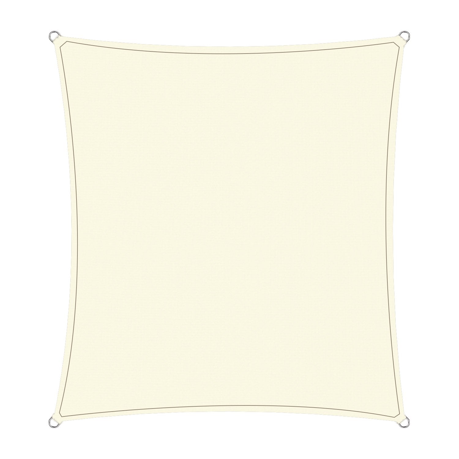 Wallaroo Waterproof Outdoor Shade Sail Canopy Sun Cloth  Square 4x4M