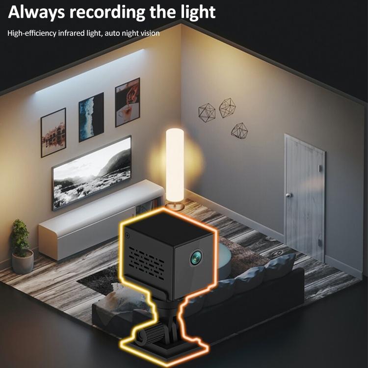 Long Battery Life Wifi Action Camera With Wide-Angle Mount - 1080P