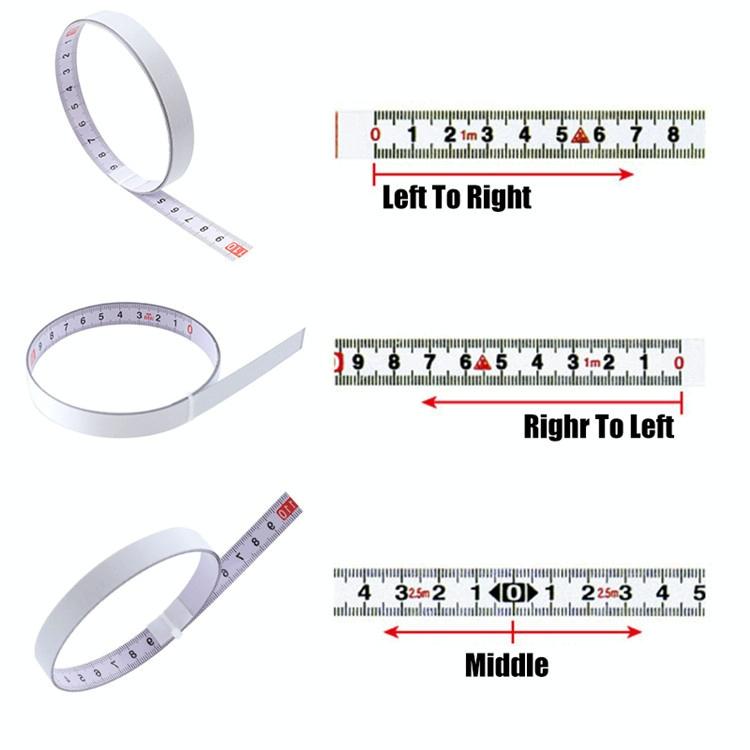 Self-adhesive Steel Ruler with 5m Tape Measure