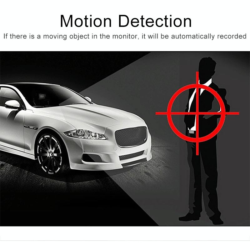 Smart Car Dual Lens Video Camera - Full Hd 1080p Motion Detection Tf Card Support