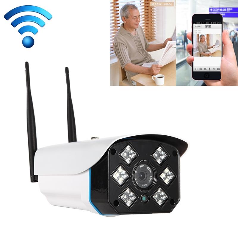 1.0Mp Wireless Wifi Ip Ir Camera - In / Outdoor - Night Vision - Motion Detection - 64Gb Max - 50M Ir Distance