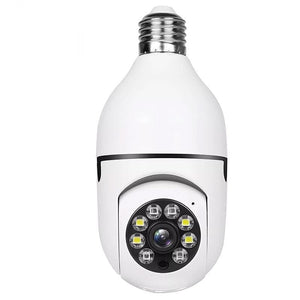 2Mp Hd Wifi Light Bulb Camera With Motion Detection Two-Way Audio Night Vision And Tf Card Support