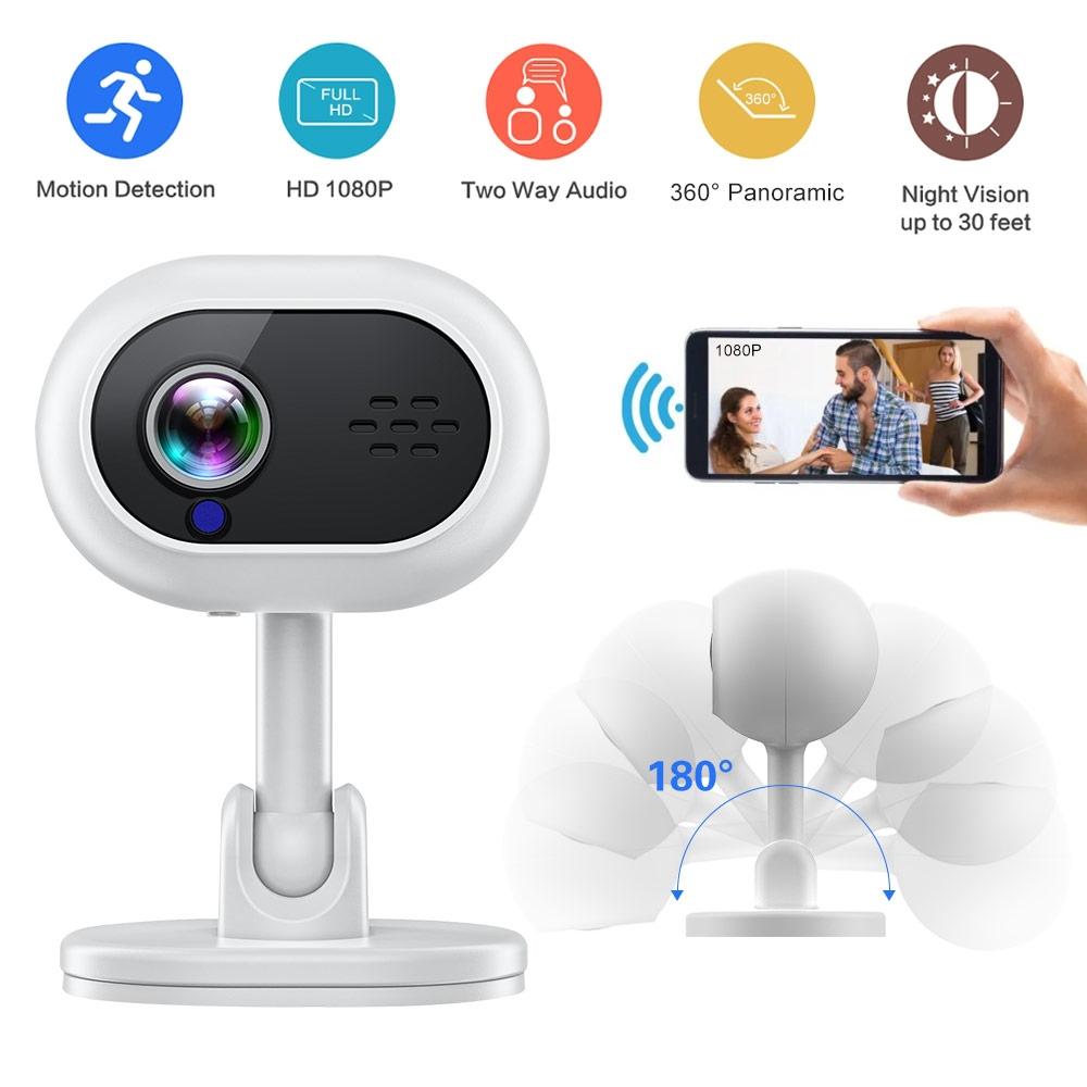 1080P Hd Wifi Smart Surveillance Camera With Two-Way Voice & Infrared Night Vision - A4