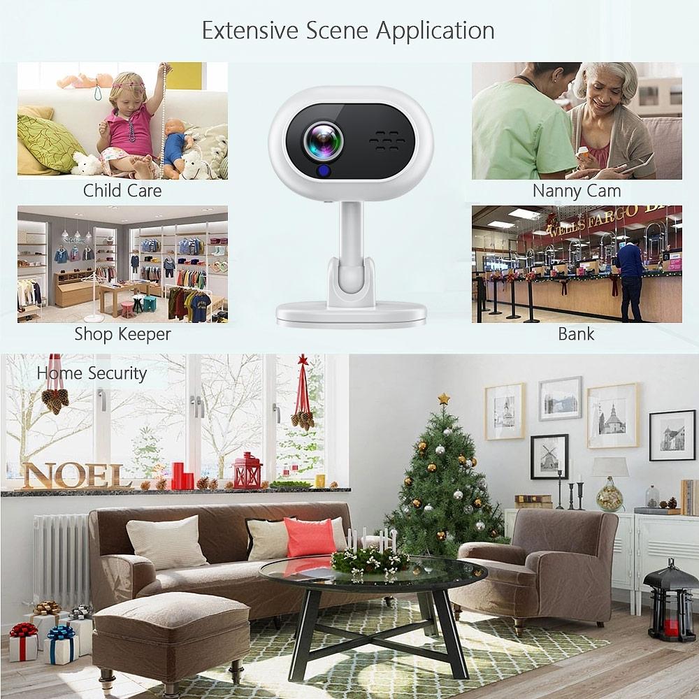 1080P Hd Wifi Smart Surveillance Camera With Two-Way Voice & Infrared Night Vision - A4