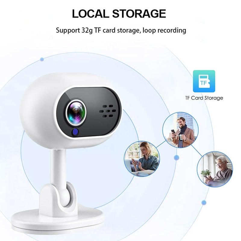 1080P Hd Wifi Smart Surveillance Camera With Two-Way Voice & Infrared Night Vision - A4