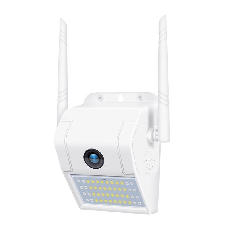 Wireless Wall Light Camera 2Mp Ip66 Waterproof Night Vision Remote Monitoring Voice Intercom Motion Detection 128Gb Memory Card