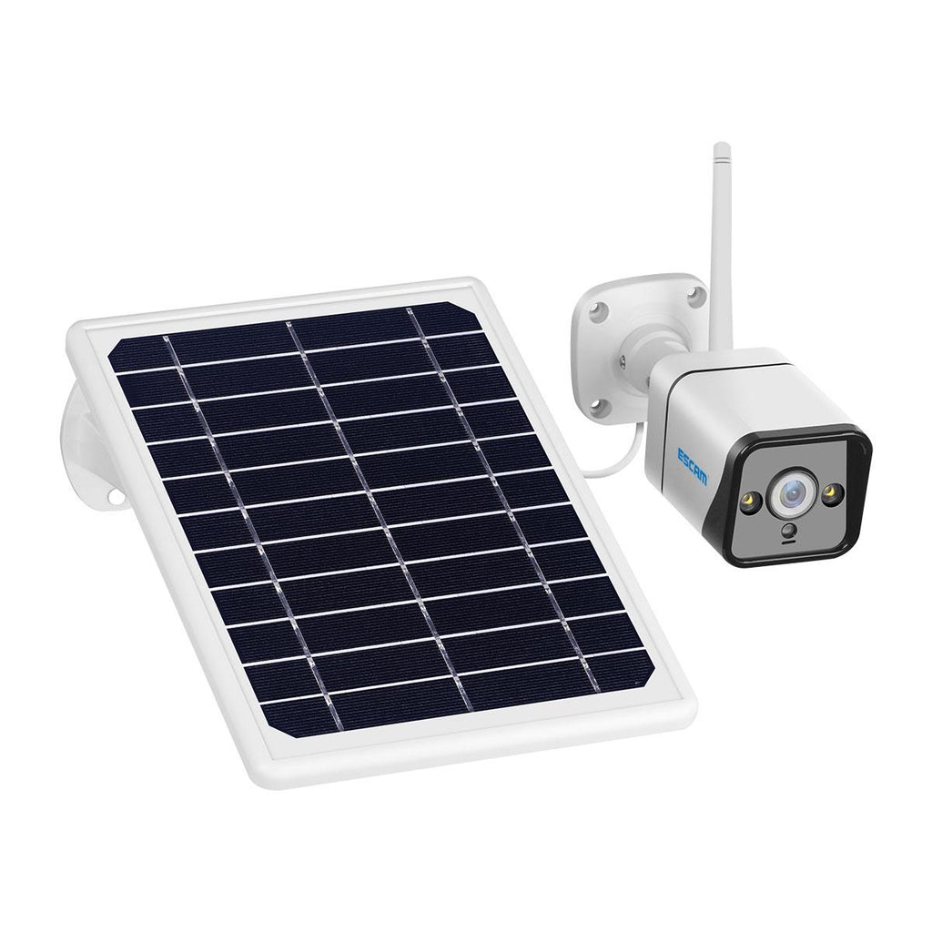 Waterproof Wifi Solar Camera With Night Vision & Motion Detection & Two Way Audio & Tf Card - 1080P
