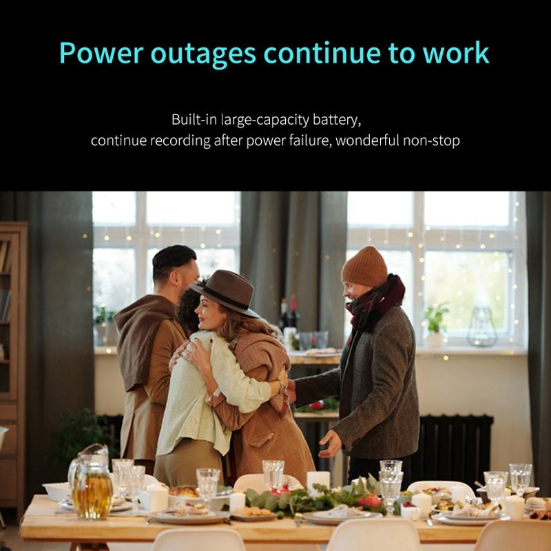 Wireless Dual Lens 4K Camera With Remote Monitoring