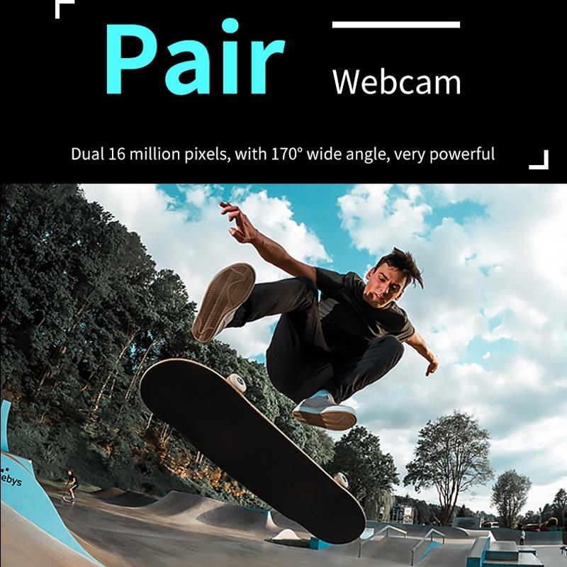 Wireless Dual Lens 4K Camera With Remote Monitoring