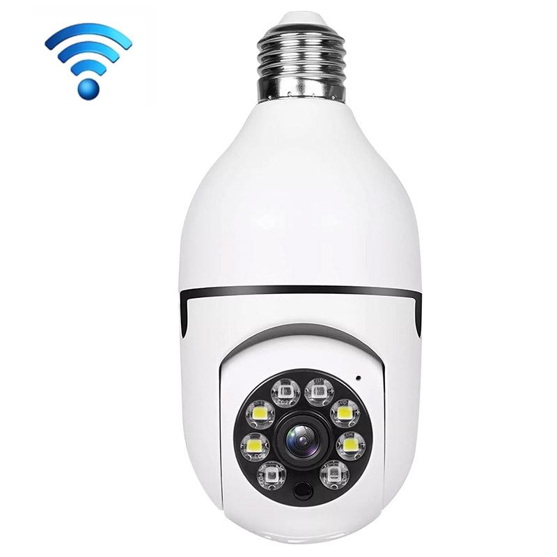Smart Wifi Light Bulb Camera With Hd 2Mp Resolution Motion Detection Two-Way Audio Night Vision And 32G Tf Card