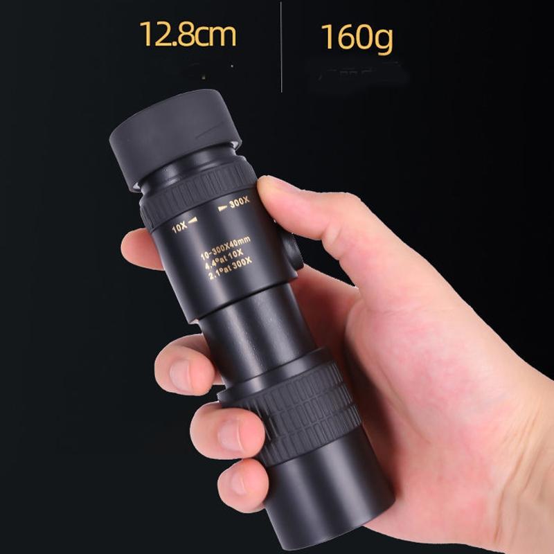 High Definition Monocular Telescope - 10-300X40 Bak4 Prism