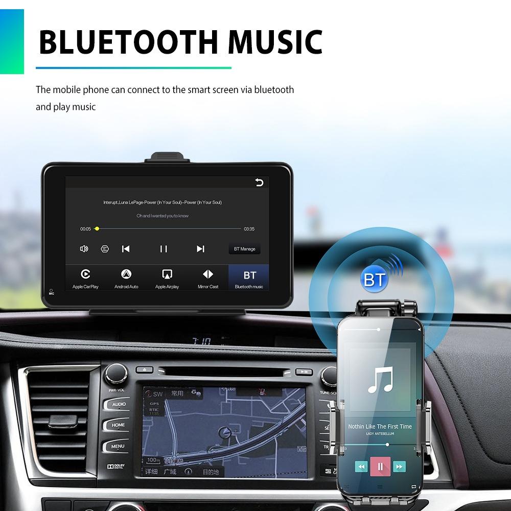 7 Inch Hd Smart Screen With Wireless Carplay & Android Auto - No Camera