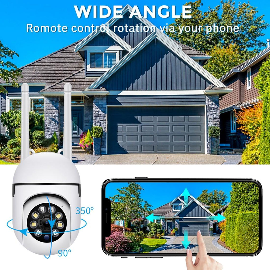Wireless Hd Smart Camera With Night Vision & Two-Way Audio - No Memory