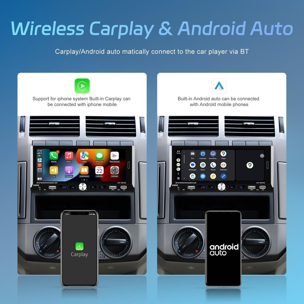 6.9 Inch Car Mp5 Player With Carplay Function & Backup Camera - Standard