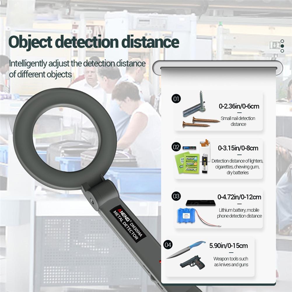 High-precision Handheld Metal Detector for Airport Scanning
