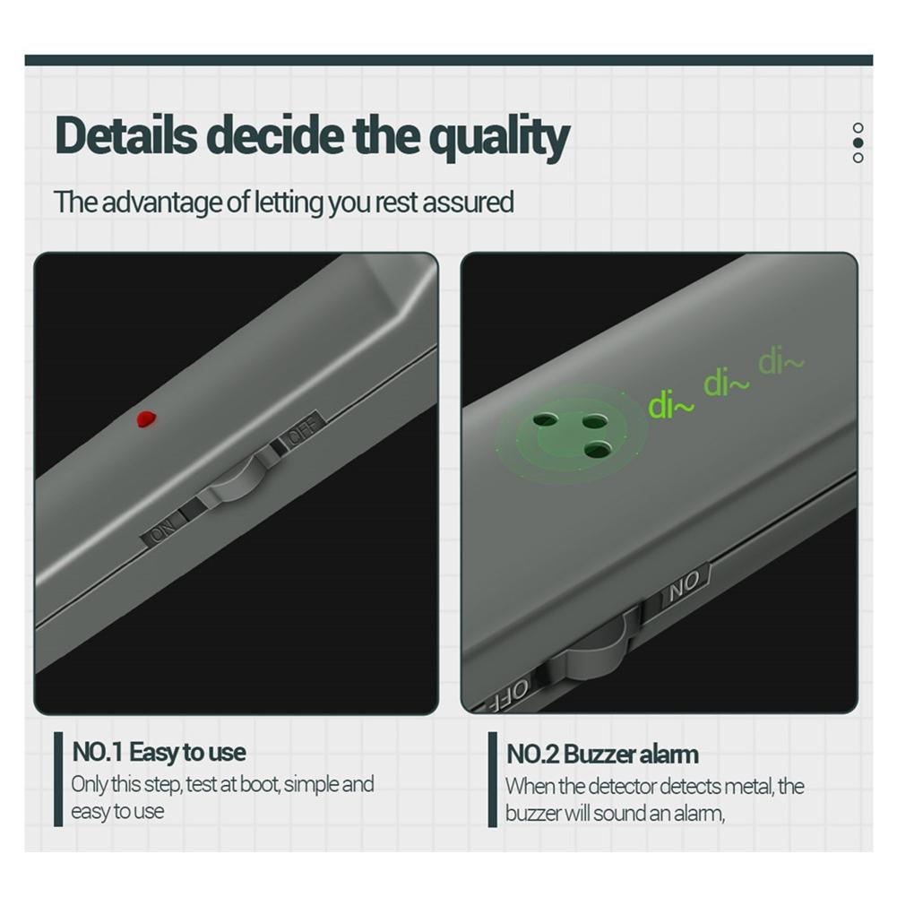 High-precision Handheld Metal Detector for Airport Scanning