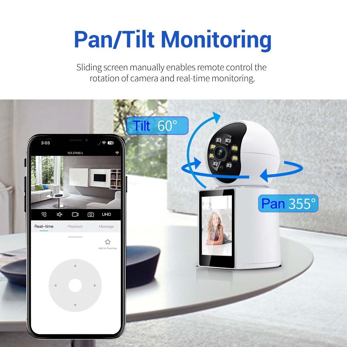 Smart Wifi Camera With Humanoid Detection And Audible Alarm