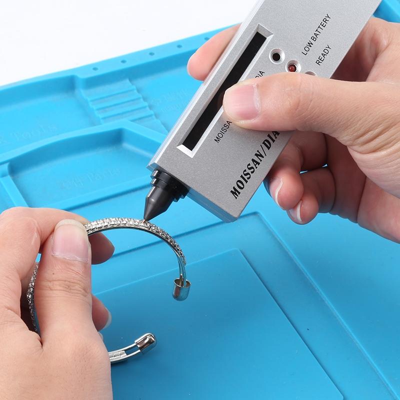 Silver Portable Moissanite / Diamond Tester - 9v Battery