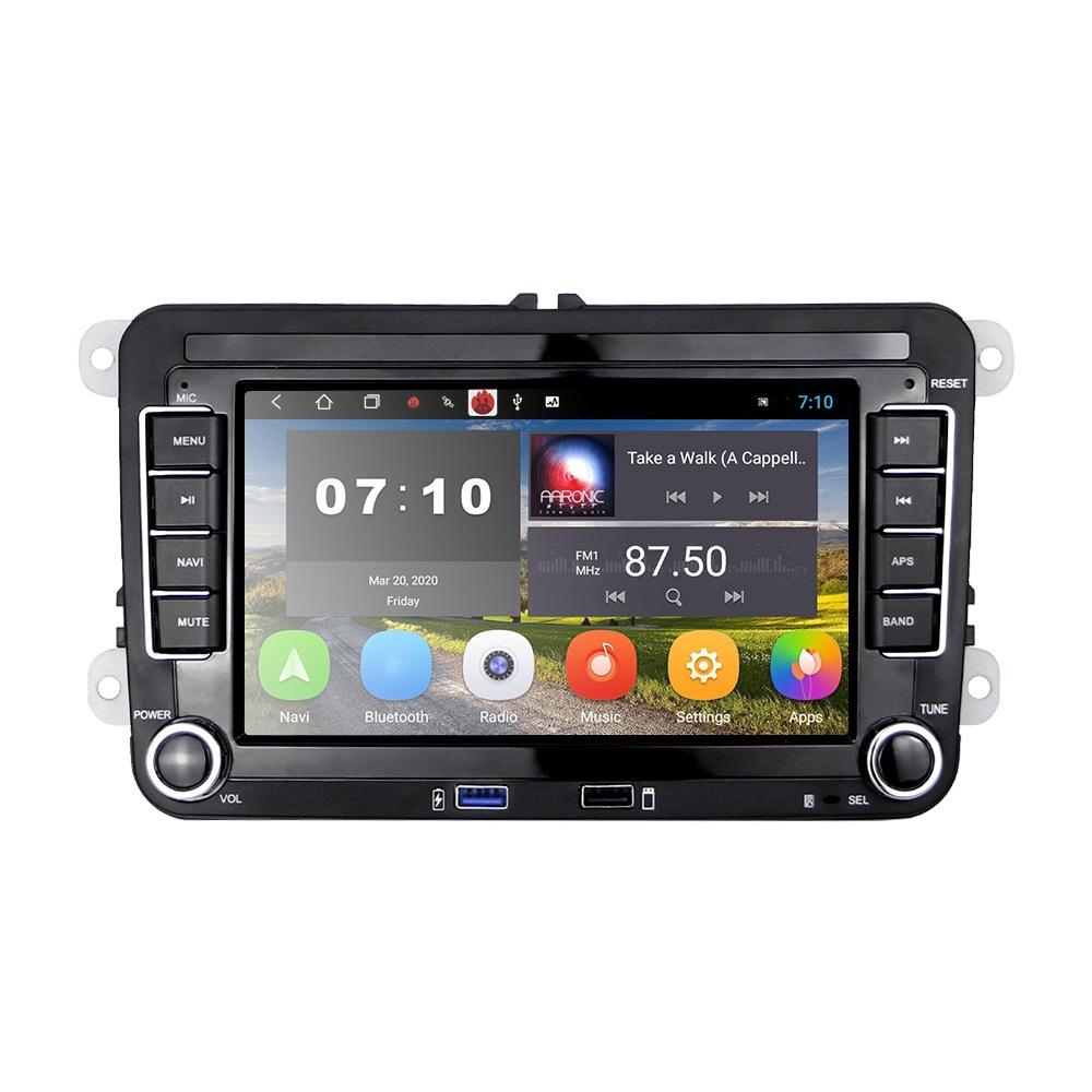 7 Inch Android Car Multimedia Player With Navigation & Bluetooth 2 + 32G - Standard + 4Lights Camera - Fits Volkswagen