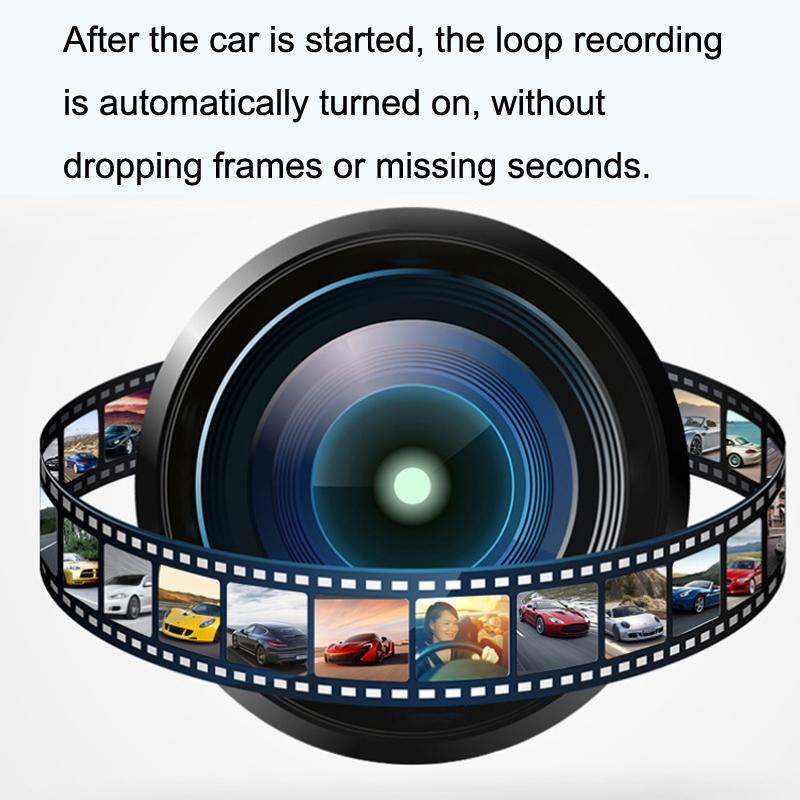 1080p Wifi Car Recorder with Hidden Hd Voice Prompt