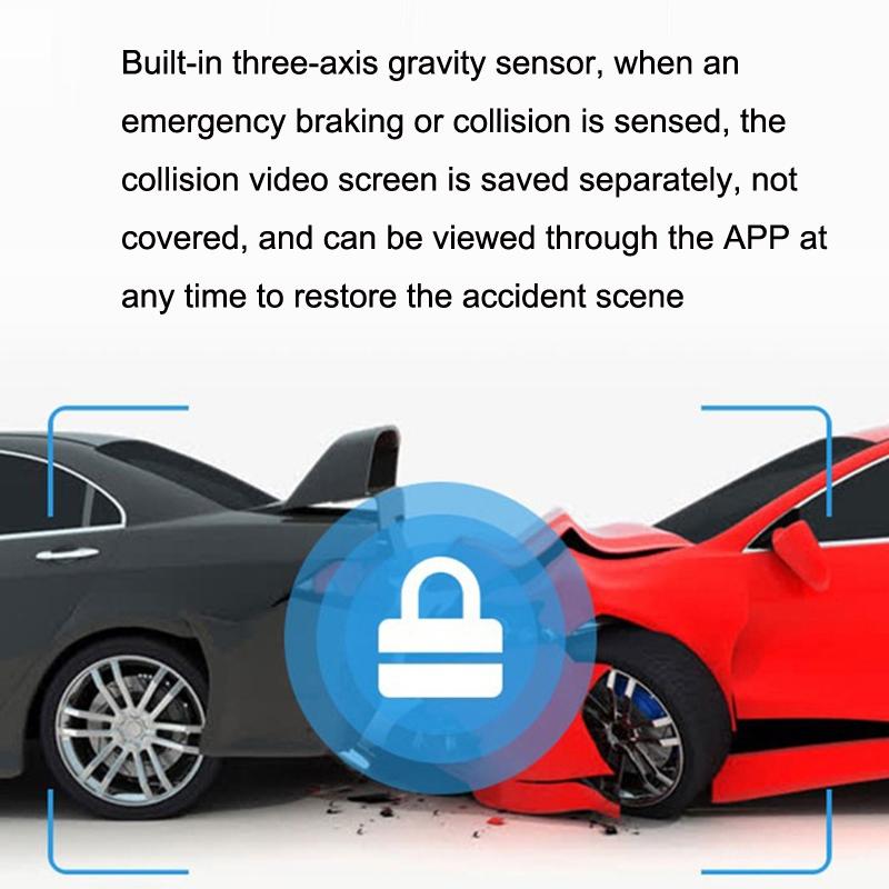 1080p Wifi Car Recorder with Hidden Hd Voice Prompt