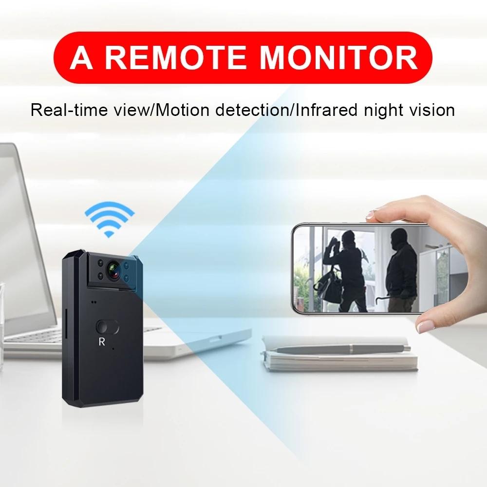 120 Degree Recorder Mini Hd Wifi Camera With Infrared Night Vision