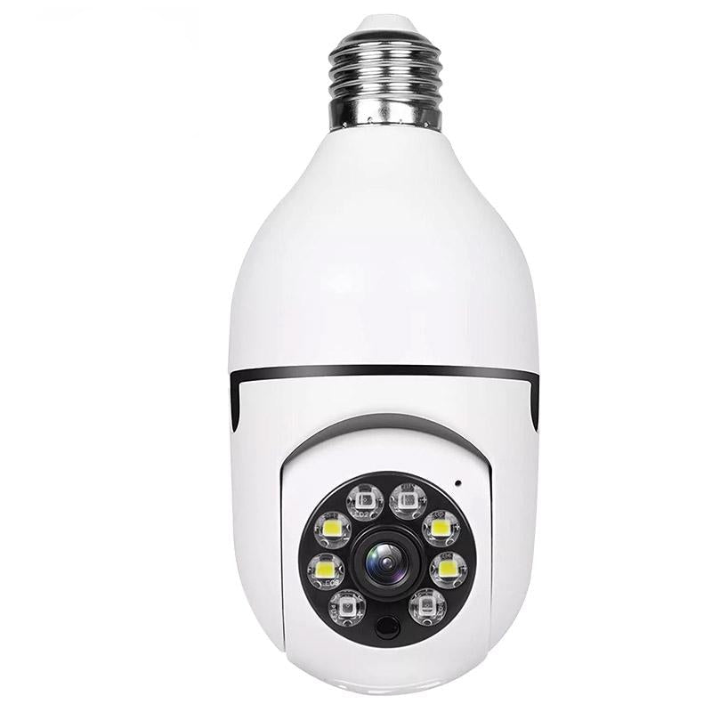 Smart Wifi Light Bulb Camera With Hd 2Mp Resolution Motion Detection Two-Way Audio Night Vision And 16G Tf Card
