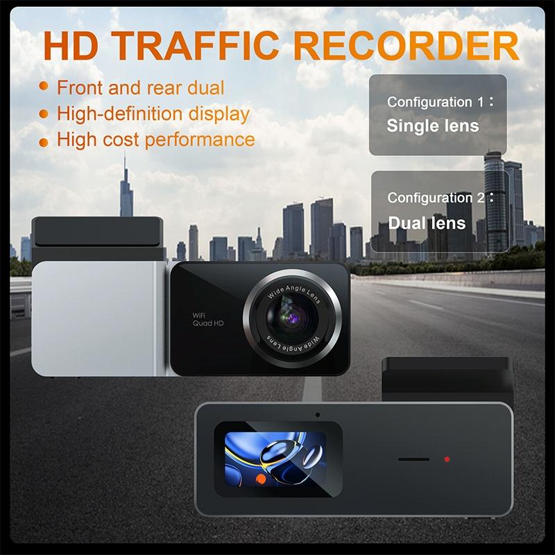 2k Night Vision Car Recorder with Wifi & Mobile App Support