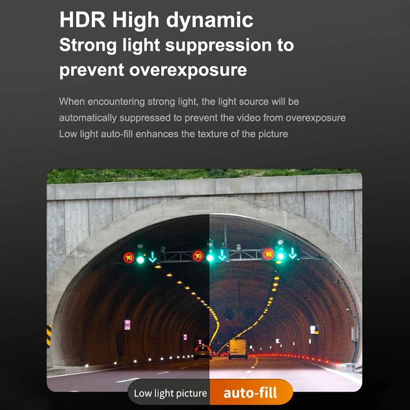 2k Night Vision Car Recorder with Wifi & Mobile App Support