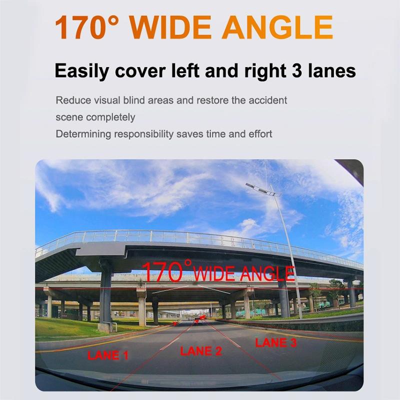 2k Night Vision Car Recorder with Wifi & Mobile App Support