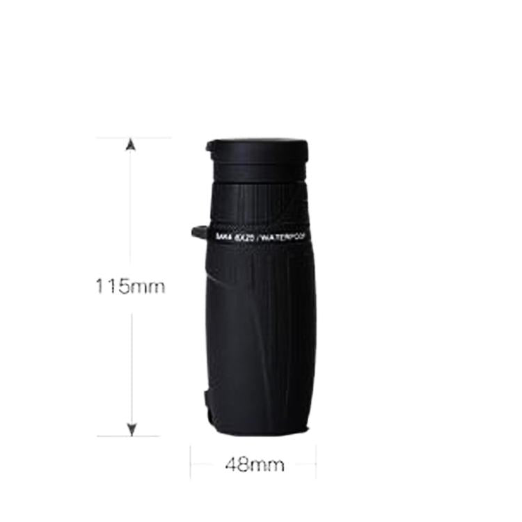 Portable Monocular Binoculars With Low-Light Night Vision - 8X25
