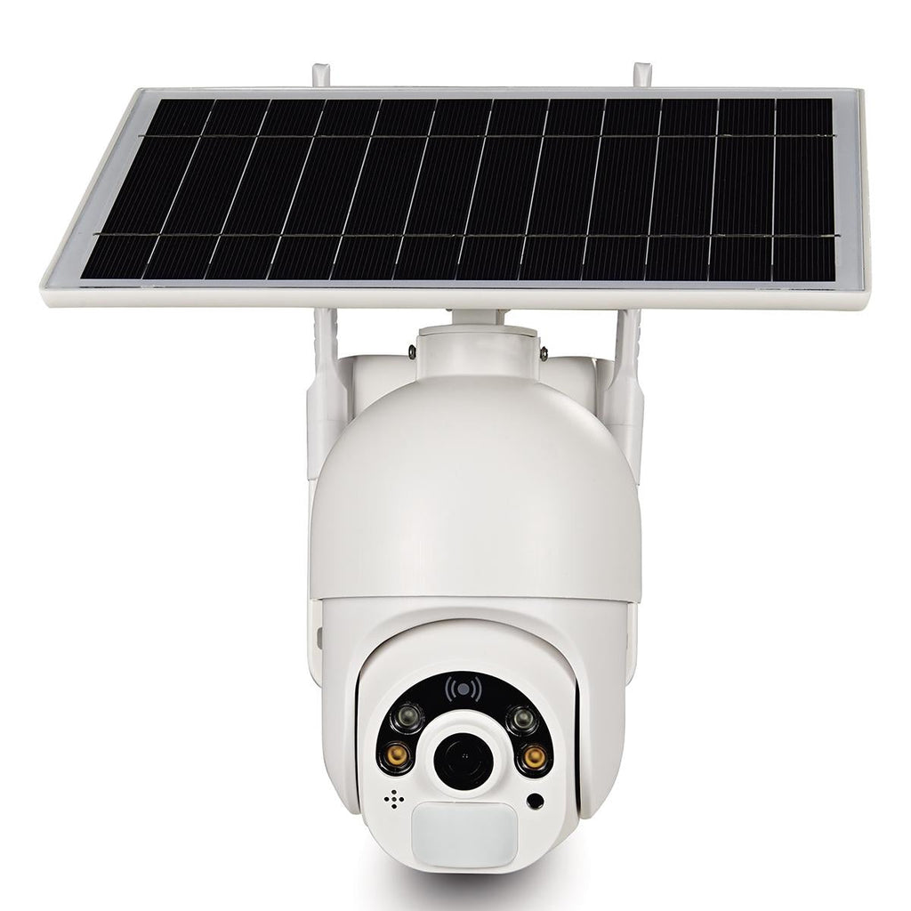 Solar-Powered Wifi Camera With 1080P Hd Pir Alarm Night Vision And Two-Way Audio