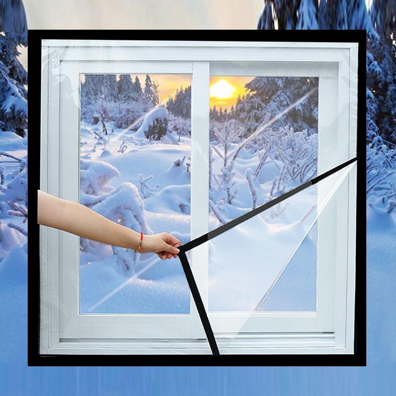 Double-layer Insulation Film for Indoor Windows - Windproof Warm Soundproof - 1.8x2.5m
