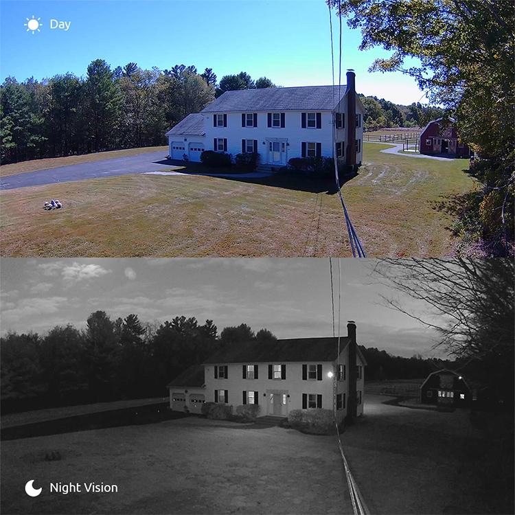 24 Led Infrared Camera With 3.6Mm Lens - 20M Ir Distance Abs Material