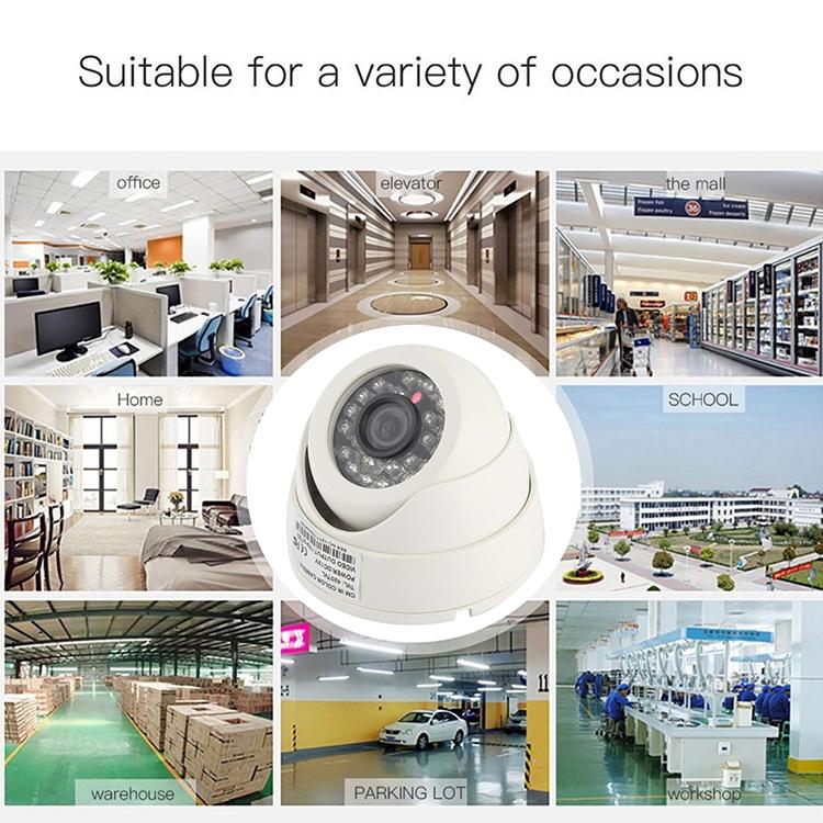 24 Led Infrared Camera With 3.6Mm Lens - 20M Ir Distance Abs Material