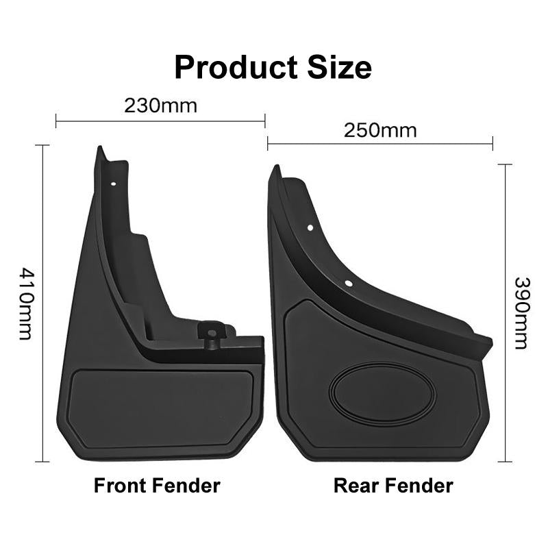 For Landrover Defender 2020-2022 4Pcs / Set Car Auto Soft Plastic Splash Flaps Fender Guard