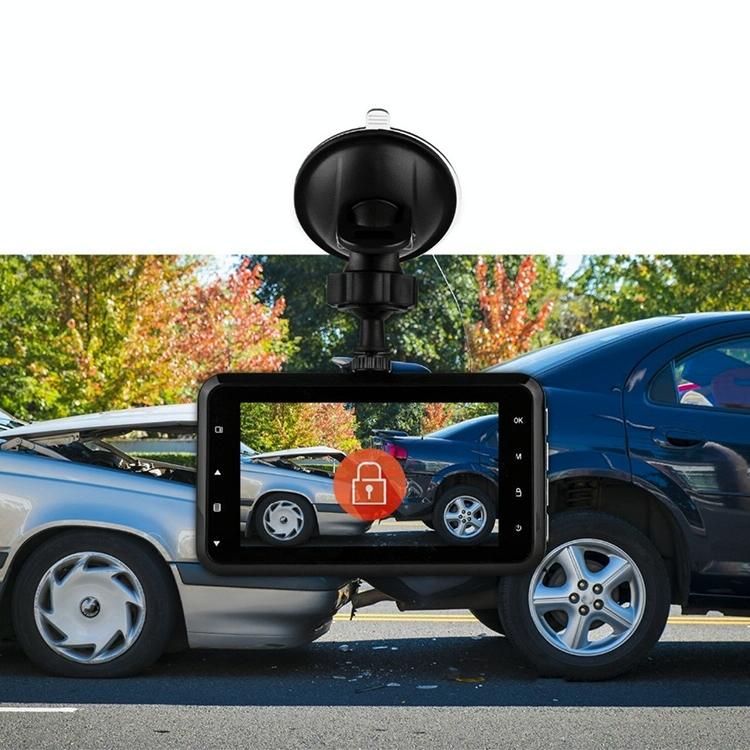 Hidden Dual-lens Car Dvr with Reversing Video Monitor