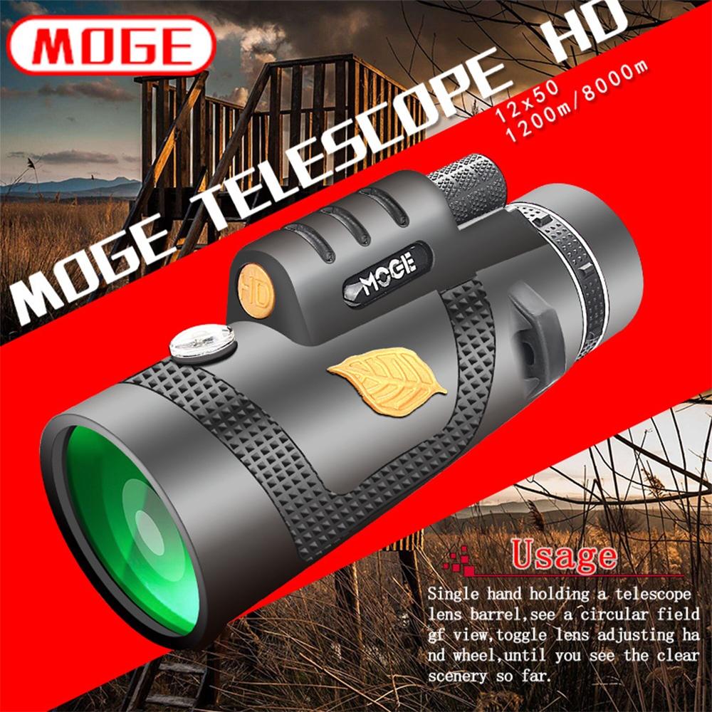 Professional Hd Monocular Night Vision Telescope - 12X50
