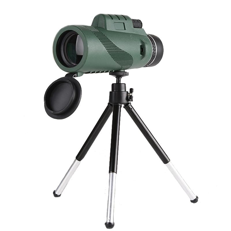 High-Definition Monocular Binoculars - 40X60 Fmc Multi-Layer Coated - With Holder And Tripod