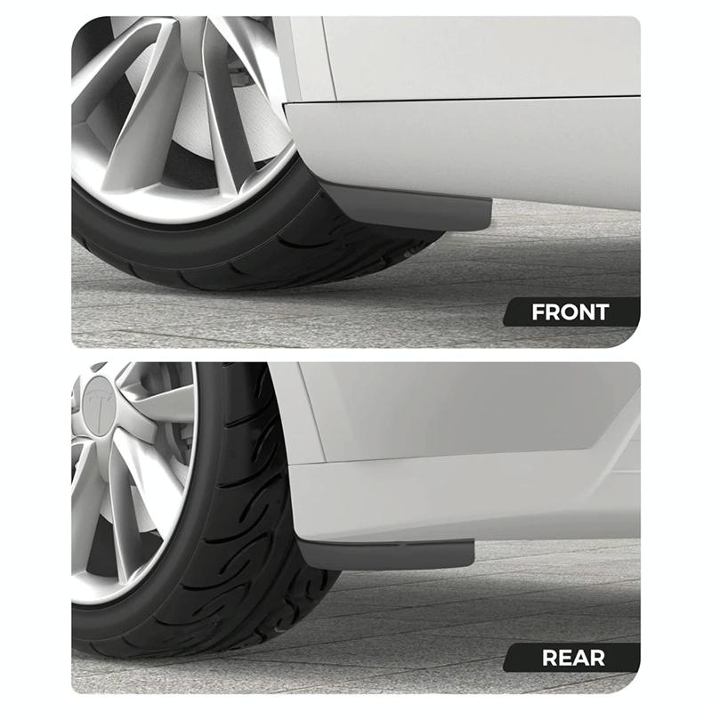 For Tesla Model 3 2024 4Pcs / Set Car Fenders Mud Flap Modification Accessories