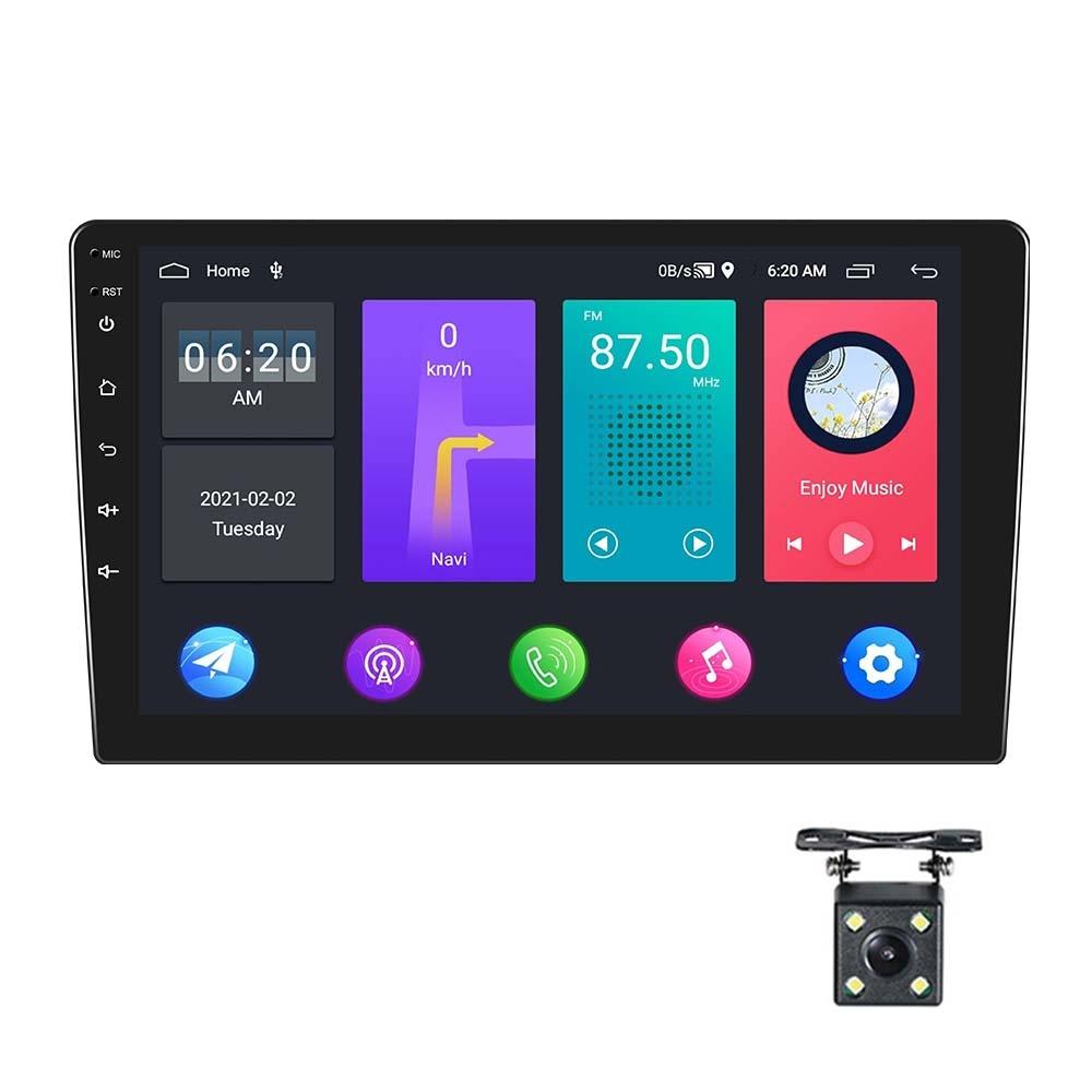 9 Inch Android Wifi Car Navigation Player 2 + 32G Universal Reversing Video Standard + 4Lights Camera