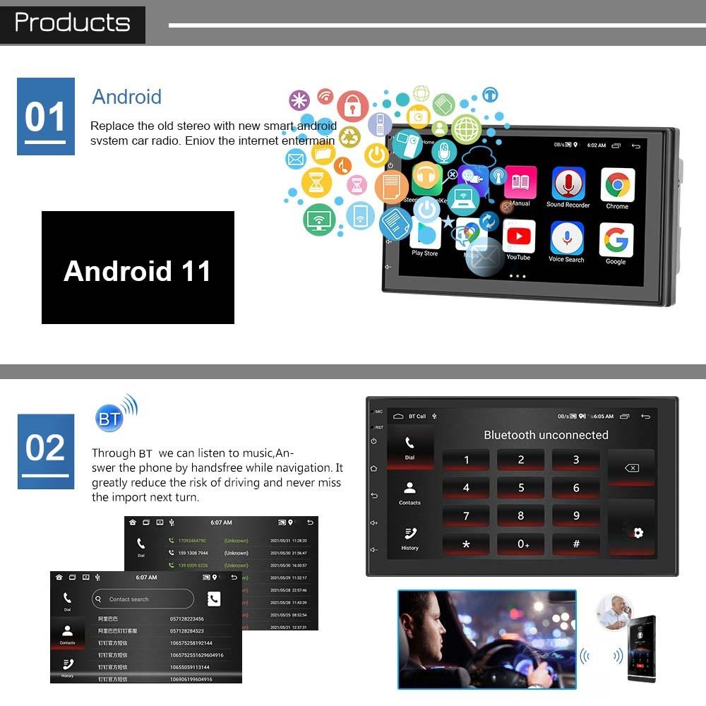 9 Inch Android Wifi Car Navigation Player 2 + 32G Universal Reversing Video Standard + 4Lights Camera
