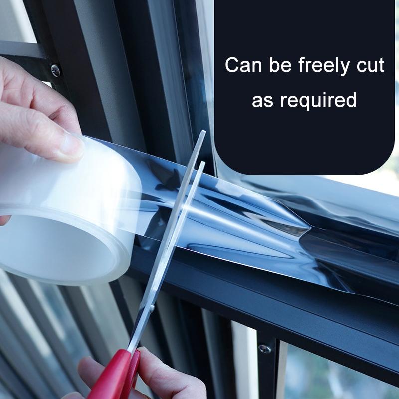 15m Long Window Frame Gap Tape - 3cm Wide Plastic Steel